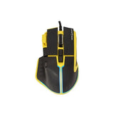 Глушец White Shark Gaming Marrok 12000dpi RGB црна/жолта