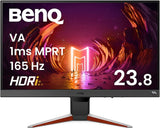 Монитор 24" BenQ EX240N MOBIUZ Gaming 1ms, 165Hz, FHD, HDRi, HDMI, DP, звучници