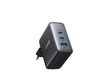 USB универзален полнач за напојување Anker PowerPort III Nano II 100W 3-портен црн