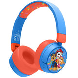 Слушалки OTL за деца Paw Patrol Bluetooth сини/црвени