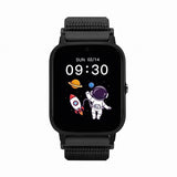 Паметен часовник Garett Kids Tech со велкро 4G црна боја