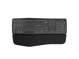 Тастатура Natec Wireless Porifera Bluetooth + 2.4GHz позадинско осветлување, ергономска