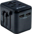 Adaptues universal për karikim udhëtimi UTA-01 Verbatim 2 porta USB-A