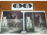 Винилска обвивка (налепници) за конзола и контролер - The Last of Us 3D текст (PS4)
