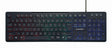 Тастатура Gembird KB-UML-02 Мултимедијална RGB позадинско осветлување USB црна