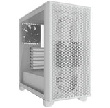ATX куќиште за средно кула Corsair 3000D AIRFLOW бело со калено стакло, 2x USB 3.2, 2x120mm (SP120)