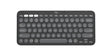 Тастатура Logitech Безжични Pebble Keys 2 K380s Графитна