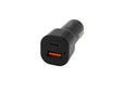 USB универзален полнач за автомобил SBOX двоен USB 3.0 тип-C/тип-A 38W црн