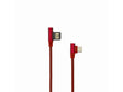 Кабел USB 2.0 AM до Type-C 90 степени 1.5m SBOX Црвен