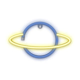 Ѕидни LED светилки Neon Saturn FLNE11 сина/жолта