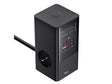 Дигитална станица за полнење Power Combo Tower 7-во-1, брзо полнење 35W 3xAC, 2xUSB-A, 2xType-C, црна