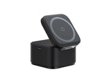 Безжичен полнач Baseus MagPro Magnetic MagSafe 2-во-1 20W црн