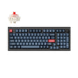 Тастатура Keychron V5 Max 96% безжично заменливо RGB позадинско осветлување Gateron Jupiter црвен прекинувач - црна