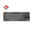 Тастатура Keychron K1 Max Безжична 80% заменлива RGB позадина со низок профил Gateron црвен прекинувач