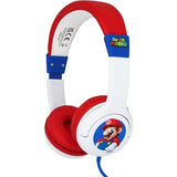 Слушалки OTL за деца Super Mario бели