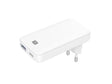 Karikues Universal me USB XtremeMac X-WALL POWER 36W PD, Tipi-C, USB-A, i Bardhë