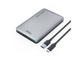 Надворешен решеткаст приклучок 2,5" USB 3.1 тип-C/тип A Netac WH12 сив