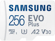 Безбедна дигитална микро картичка Samsung 256GB SDXC EVO Plus cl10 160 MB/s UHS-I U3 V30