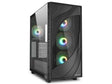 ATX Midi Tower куќиште Sharkoon Rebel C80G црно ARGB со 2 USB 3.0, Type-C USB 3.2, 4 вентилатори од 120mm
