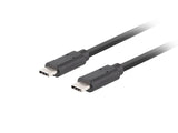 Кабел USB 3.1 Тип-C до Тип-C 1.8m Lanberg 100W 4K 60HZ Црн