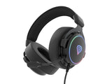 Слушалки Genesis Gaming Neon 764 RGB со позадинско осветлување во црно