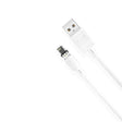 Кабел USB-A до Lightning магнетен 1м XO NB187 бел
