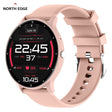 North Edge Healthcare Watch NL02C Pro Pink with Blood Pressure, Heart Rate, Sleep Monitor