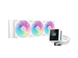 Течност за ладење Deepcool MYSTIQUE 360 ARGB со LCD екран, целосно Intel/AMD процесор во бела боја