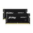 SODIMM меморија за лаптоп Kingston комплет 64GB CL40 DDR5 5600MHz Fury Impact (2x32)