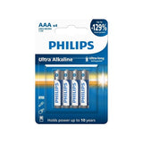 Philips Ultra AAA алкални батерии, пакување од 4