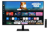 Монитор 27" Samsung LS27DM500EUXDU SMART M5 FHD, HDMIx2, USBx2, WiFi, BT, Tizen, звучници, далечински управувач