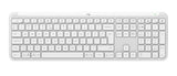 Тастатура Logitech Wireless Desktop K950 Signature Slim, жолто-бела