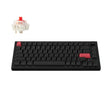 Тастатура Keychron Q1 Max 75% Безжична заменлива RGB Gateron Jupiter Црвена - Црна