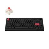 Тастатура Keychron Q1 Max 75% Безжична заменлива RGB Gateron Jupiter Црвена - Црна