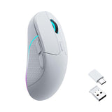 Безжичен глушец Keychron M3 со 1000Hz RGB позадинско осветлување 69g - бело