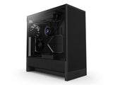 ATX куќиште за средно кула NZXT H5 Flow Black (2024) со USB 3.2, тип-C, 2x 120mm (F120Q)