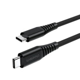 Кабел USB 2.0 Тип-C до Тип-C 1.8m Choetech Магнетен 240W PD3.1 Црн