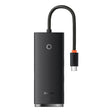 USB HUB 3.0 4-портен тип-C Baseus Lite серија, црна
