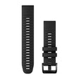 Garmin QuickFit 22mm црна силиконска лента