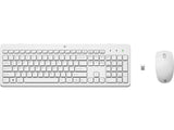Tastierë HP Wireless 230 me maus Wir. Combo të bardhë