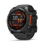 Паметен часовник Garmin Fenix ​​8 AMOLED 51mm Slate Gray со црн силиконски ремче