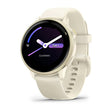 Garmin Smartwatch Vivoactive 6 Lunar Gold со коскена лента