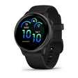 Garmin Smartwatch Vivoactive 6 Slate со црна лента