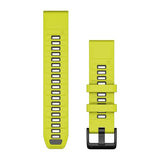 Garmin QuickFit 22mm Amp жолт/графитен силикон
