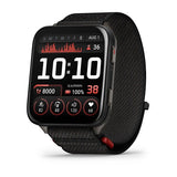 Паметен часовник Garmin Venu X1 од титаниумска црна шкрилец со најлонски ремче