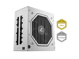 Напојување 750W Sharkoon Rebel P20 White ATX 3.1 Cybenetics Plus GOLD, Модуларен, вентилатор со нула вртежи во минута 120mm, 12VHPWR