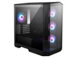ATX Micro Tower куќиште MSI MAG PANO M100R PZ ARGB со USB 3.2/Type-C/4x 120mm вентилатори