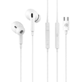 Слушалки Tellur Attune Type-C бели со микрофон