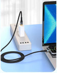 USB тип-C до тип-C кабел PD60 Tellur 1м транспарентен