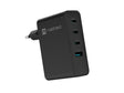 USB универзален полнач за напојување Natec Ribera GaN 100W 3xUSB-C/1xUSB-A црно